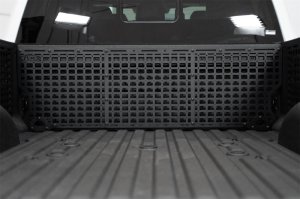 Ford Super Duty Molle Panels - Rear - Addictive Desert Designs - Hammer Black Powder Coat Finish - Black - `23-`27